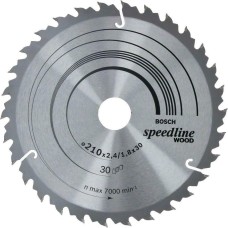 BOSCH 2608640803 წრიული ხერხის დანა Speedline Wood, 210 x 30 x 2.6 მმ, 30