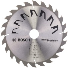 BOSCH 2609256872 ზუსტი წრიული ხერხის დანა ხის 210x2x30 მმ, 24T