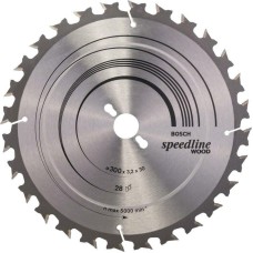 BOSCH 2608640681 წრიული ხერხის დანა Speedline Wood, 300 x 30 x 3.2 მმ, 28T