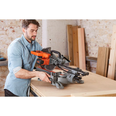 ხის საჭრელი ტორსული ხერხი BLACK & DECKER BES700-QS (1600 W, 216 MM)
