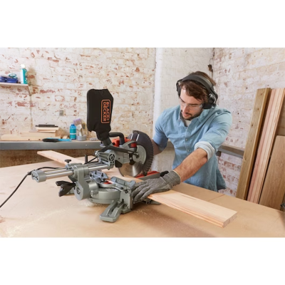 ხის საჭრელი ტორსული ხერხი BLACK & DECKER BES710-QS (2100 W, 254 MM)