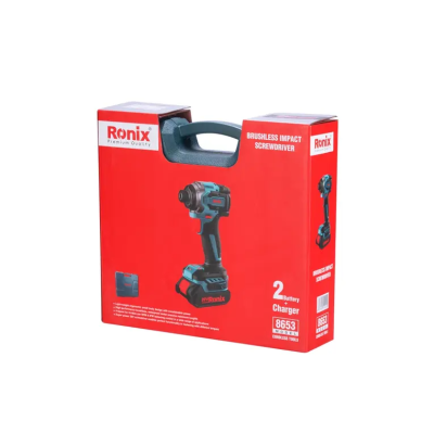 უსადენო იმპულსური სახრახნისი Ronix-8653K 20V 230 Nm უსადენო იმპულსური სახრახნისი Ronix-8653K 20V 230 Nm