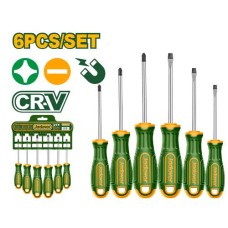 JADEVER სახრახნისის ნაკრები 6ც.-იანი JDSS1206