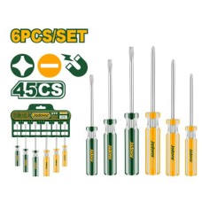 JADEVER სახრახნისის ნაკრები 6ც.-იანი JDSS3206