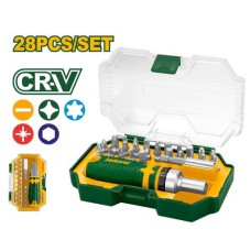 JADEVER ქანჩის და სათადარიგო პირების ნაკრები 28ც.-იანი JDSS8B28