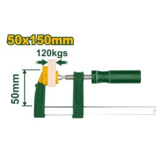 JADEVER  F-ფორმის მომჭერი ხის სახელურით 50x150მმ  JDCP2151
