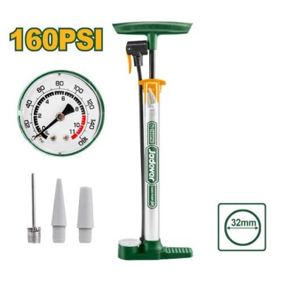 JADEVER მექანიკური ჰაერის ტუმბო ბარომეტრით 32*390 მმ PSI160  JDPP1C10