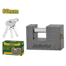 JADEVER მეტალის მართკუთხა ბოქლომი 80 მმ JDPD7580