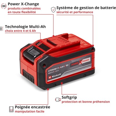 EINHELL ელემენტი 4.0-6.0Ah 4-6 Ah Multi-Ah Power X-Change Plus EINHELL ელემენტი 4.0-6.0Ah 4-6 Ah Multi-Ah Power X-Change Plus