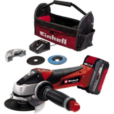 EINHELL კუთხსახეხი LI-ION 18ვ, 115მმ TE-AG 18/115 Li (1x4,0Ah)