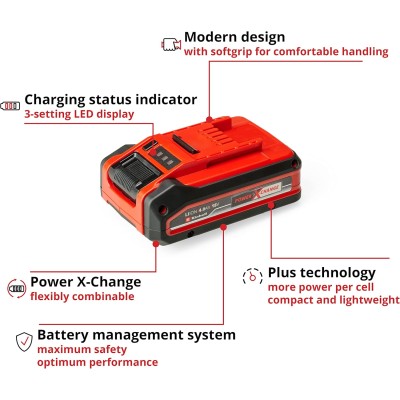 EINHELL ელემენტი 18V 4,0Ah Power X-Change 1