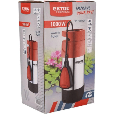 წყლის საქაჩი ტუმბო EXTOL 8895008 (1000W) წყლის საქაჩი ტუმბო EXTOL 8895008 (1000W)