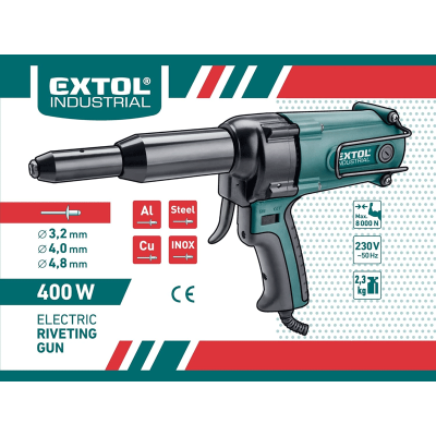 მოქლონის პისტოლეტი EXTOL 8794550 (400W) მოქლონის პისტოლეტი EXTOL 8794550 (400W)
