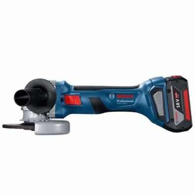 კუთხსახეხი აკუმულატორზე BOSCH 06019H9020  ელემენტისა და დამტენის გარეშე