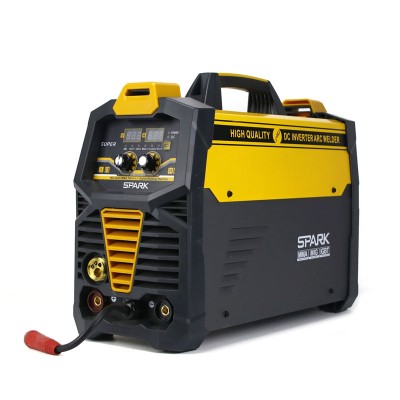 გაზით და გაზის გარეშე მომუშავე კემპისა და შედუღების აპარატი MIG/MMA/TIG 3 ფუნქციით SPARK MIG300 SUPER