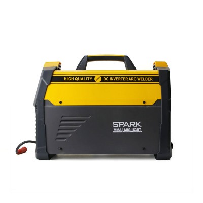 გაზით და გაზის გარეშე მომუშავე კემპისა და შედუღების აპარატი MIG/MMA/TIG 3 ფუნქციით SPARK MIG300 SUPER
