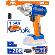 აკუმულატორული ქანჩის გასაღები WADFOW WCD1512 (20 V)
