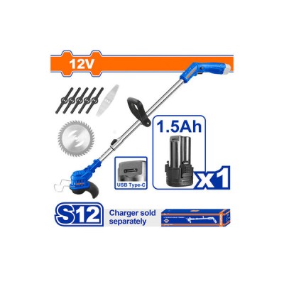 უსადენო ბალახის სათიბი 12V -1.5A (WGTS512) WADFOW