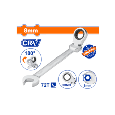 ქანჩის მოსახსნელი მოქნილი ჭრიალა თავით 8 მმ (WSA6108) WADFOW