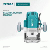 საფრეზი მანქანა TOTAL TR111216 (1600 W)