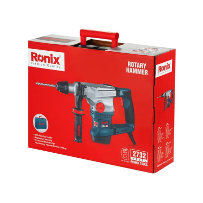 ელექტრო პერფორატორი Ronix-2732 28mm, 4.5J, 1250w SDS-PLUS ელექტრო პერფორატორი Ronix-2732 28mm, 4.5J, 1250w SDS-PLUS