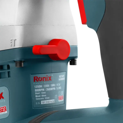 ელექტრო პერფორატორი Ronix-2732 28mm, 4.5J, 1250w SDS-PLUS ელექტრო პერფორატორი Ronix-2732 28mm, 4.5J, 1250w SDS-PLUS