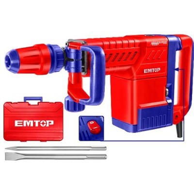 EMTOP სადემონტაჟო ჩაქუჩი SDS-Max 1500ვტ 6-25ჯ EDBRM1501