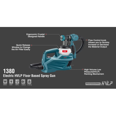 ელექტრო HVLP პულივიზატორი Ronix-1380 800w
