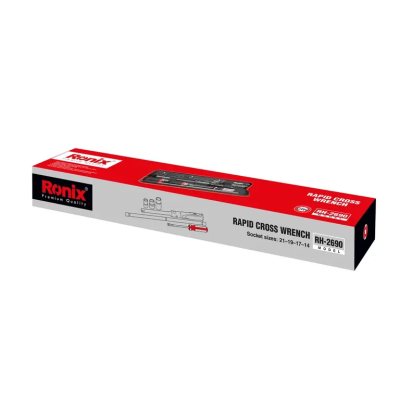 ჯვარედინი ქანჩის გასაღების ნაკრები Ronix RH-2690