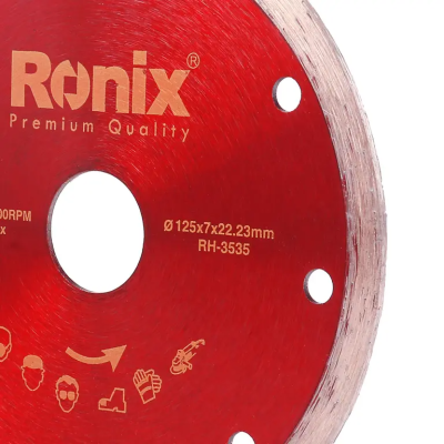 კერამიკული ფილის საჭრელი დისკი Ronix RH-3535, 125×22.2×7 მმ კერამიკული ფილის საჭრელი დისკი Ronix RH-3535, 125×22.2×7 მმ