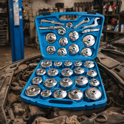 მანქანის ზეთის  ფილტრების  მოსახსნელი ნაკრები 27PCS RS34-OFW27  VETOMAX