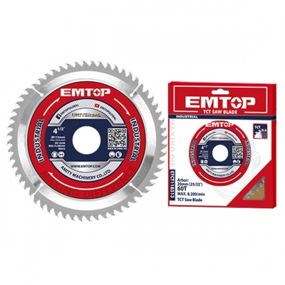 EMTOP ხის საჭრელი დისკი ცირკულისთვის 185მმ 60T ETCT118513