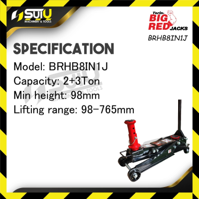 BIGRED BRHB8IN1J / TZ830027H 2+3TON ორმაგი დგუშის რეგულირებადი დანკრატი BIGRED BRHB8IN1J / TZ830027H 2+3TON ორმაგი დგუშის რეგულირებადი დანკრატი