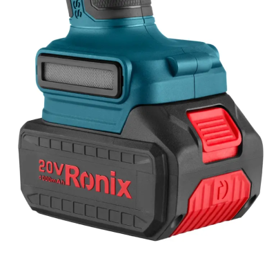 უსადენო უნახშირო კუთხსახეხი (ბარგალკა) Ronix-8657 20V 125მმ