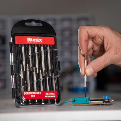 ზუსტი სახრახნისების ნაკრები Ronix RH-2713, 12ც