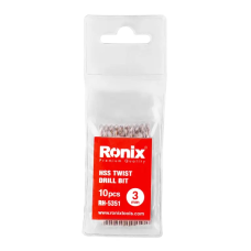 HSS მეტალის ბურღი Ronix RH-5351, 3 მმ