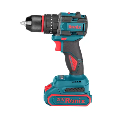 უსადენო უნახშირო ბურღი-სახრახნისი Ronix-8670 20V 60 nm უსადენო უნახშირო ბურღი-სახრახნისი Ronix-8670 20V 60 nm