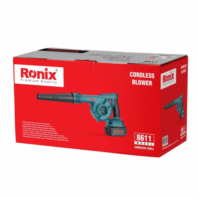 უსადენო ჰაერდამბერი Ronix 8611c, 20V ელემენენტის გარეშე RONIX 8611C უსადენო ჰაერდამბერი Ronix 8611c, 20V ელემენენტის გარეშე RONIX 8611C