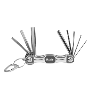დასაკეცი ექვსკუთხა გასაღებების ნაკრები 8pcs RONIX rh-2040 დასაკეცი ექვსკუთხა გასაღებების ნაკრები 8pcs RONIX rh-2040