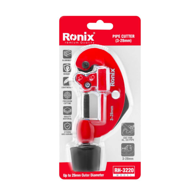 მილის საჭრელი 3-28mm RONIX RH-3220