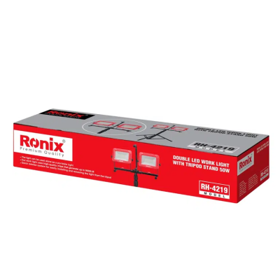 სამუშაო LED სანათი სამფეხა სადგამით Ronix RH-4219, 50w*2 სამუშაო LED სანათი სამფეხა სადგამით Ronix RH-4219, 50w*2