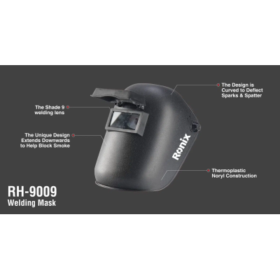 შემდუღებლის ჩაფხუტი RONIX RH-9009 შემდუღებლის ჩაფხუტი RONIX RH-9009