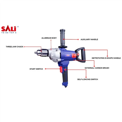 ელექტრო დრელი 16მმ/1200W P212116A-2116A SALI ელექტრო დრელი 16მმ/1200W P212116A-2116A SALI