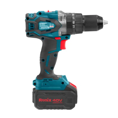 უნახშირო დარტყმითი სახრახნისი Ronix-8905c-40V, 150 Nm ელემენტის და დამტენის გარეშე უნახშირო დარტყმითი სახრახნისი Ronix-8905c-40V, 150 Nm ელემენტის და დამტენის გარეშე