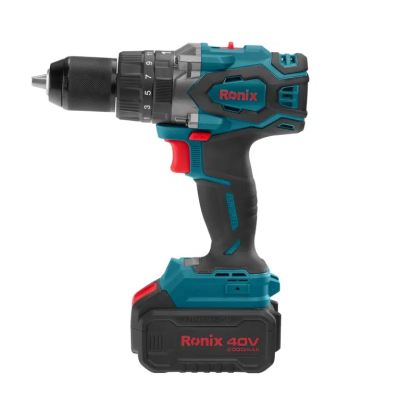 უნახშირო დარტყმითი სახრახნისი Ronix-8905c-40V, 150 Nm ელემენტის და დამტენის გარეშე უნახშირო დარტყმითი სახრახნისი Ronix-8905c-40V, 150 Nm ელემენტის და დამტენის გარეშე