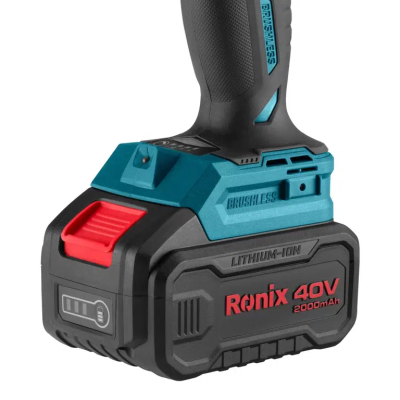 უნახშირო დარტყმითი სახრახნისი Ronix-8905c-40V, 150 Nm ელემენტის და დამტენის გარეშე უნახშირო დარტყმითი სახრახნისი Ronix-8905c-40V, 150 Nm ელემენტის და დამტენის გარეშე