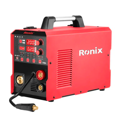 MIG MAG MMA TIG Lift შედუღების და კემპის აპატარი RONIX RH-4671 200A