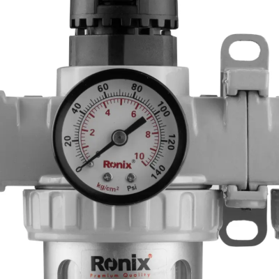 ორმაგი ჰაერის ფილტრი, რეგულატორი Ronix RH-6902, 10 ბარი ორმაგი ჰაერის ფილტრი, რეგულატორი Ronix RH-6902, 10 ბარი
