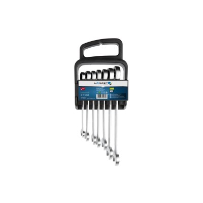 HT1R397 ხრუტუნა ქანჩგასაღების ნაკრები set, 7 pcs, 10-19 mm