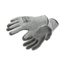HT5K763-10 ხელთათმანი FUHSE Pu-coated anti-cut protective gloves HPPE grey/black 10